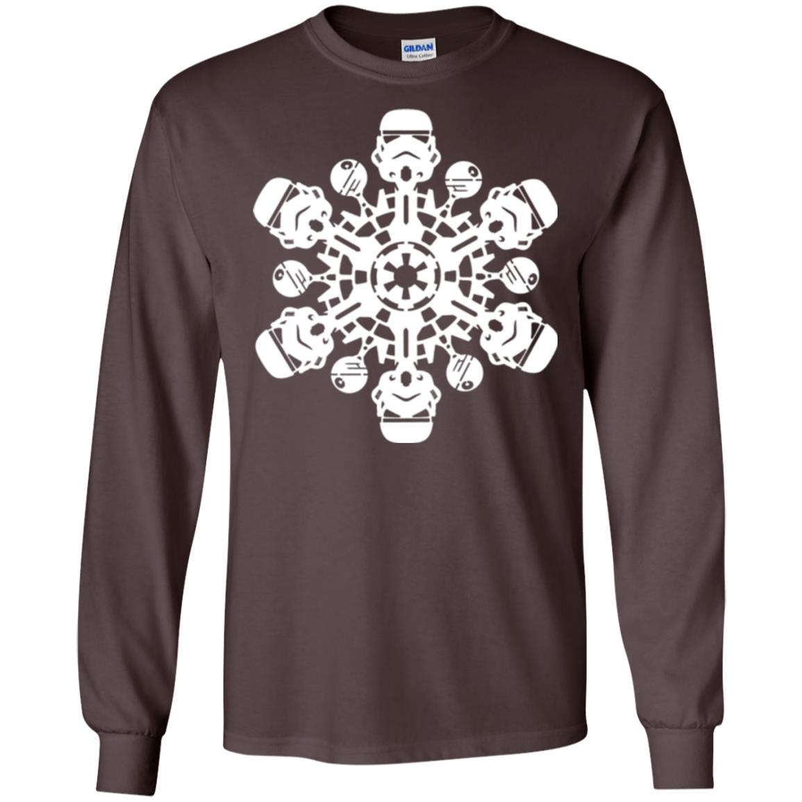Christmas T-shirt Star Wars Stormtrooper Snowflake Dark Chocolate