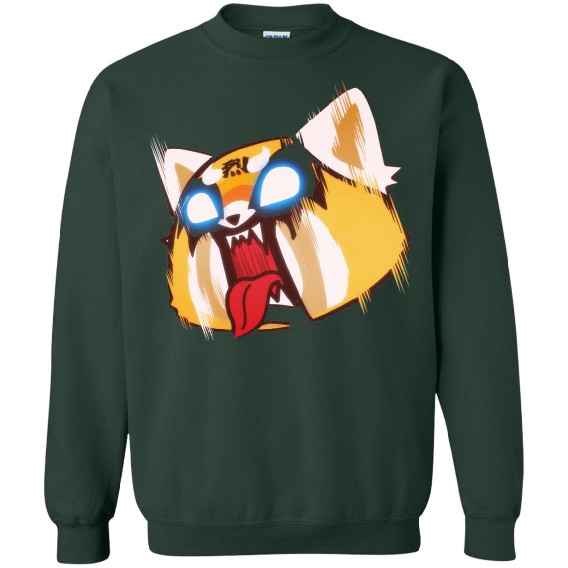 Aggretsuko Screaming Rage Tee Shirt Forest Green