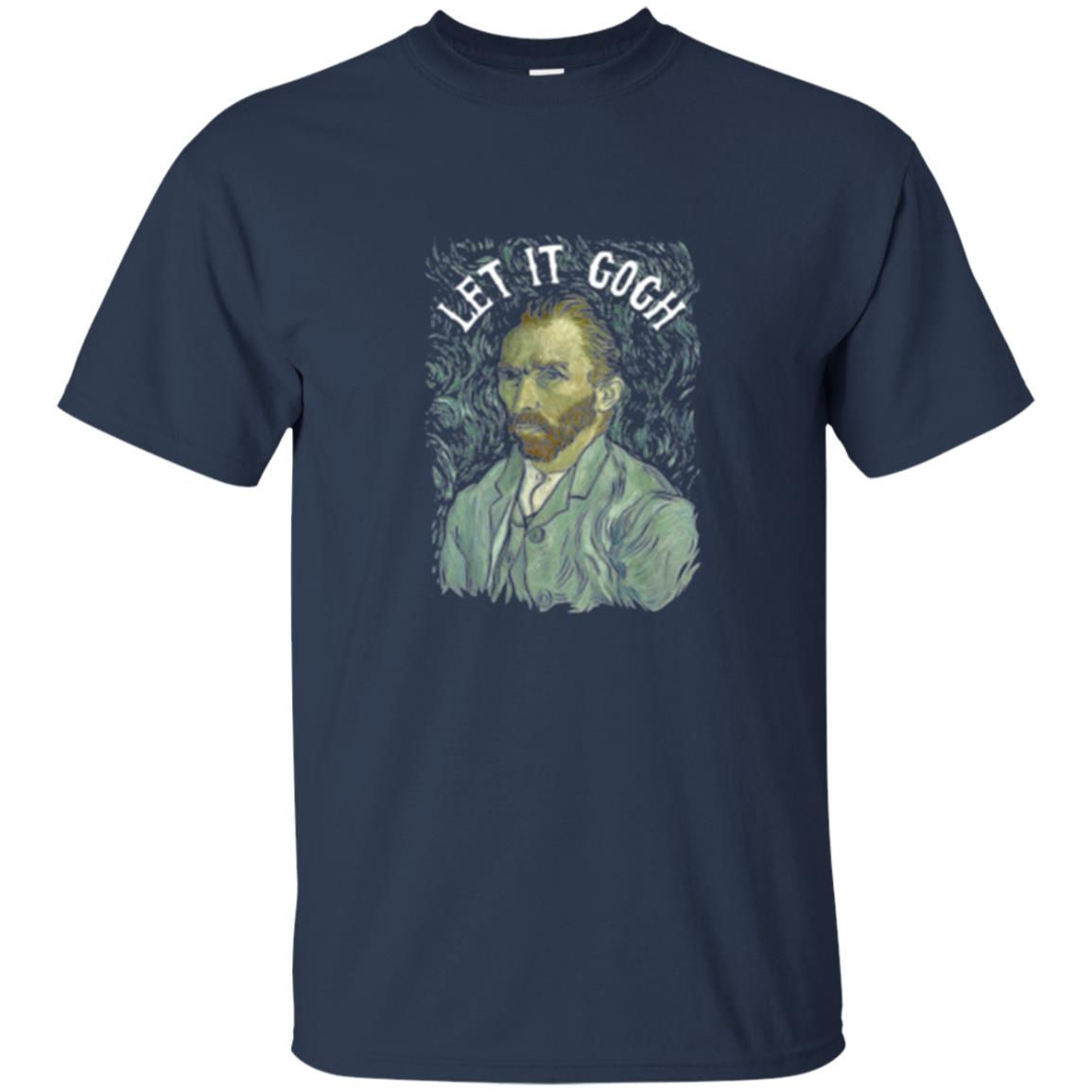 Artist T-shirt Vincent Van Let It Gogh Navy