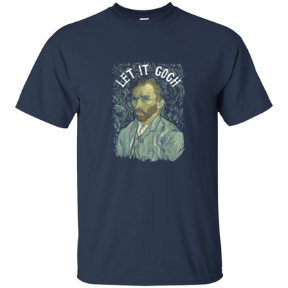 Artist T-shirt Vincent Van Let It Gogh Navy