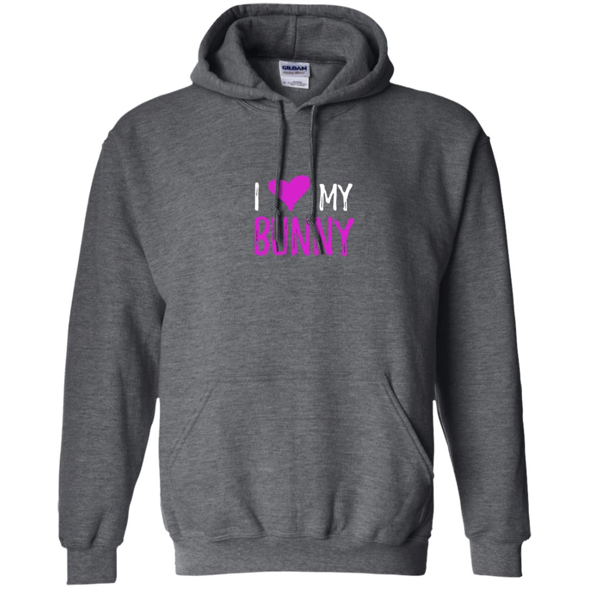 Bunny Rabbit Mom Shirt I Love My Bunny Dark Heather