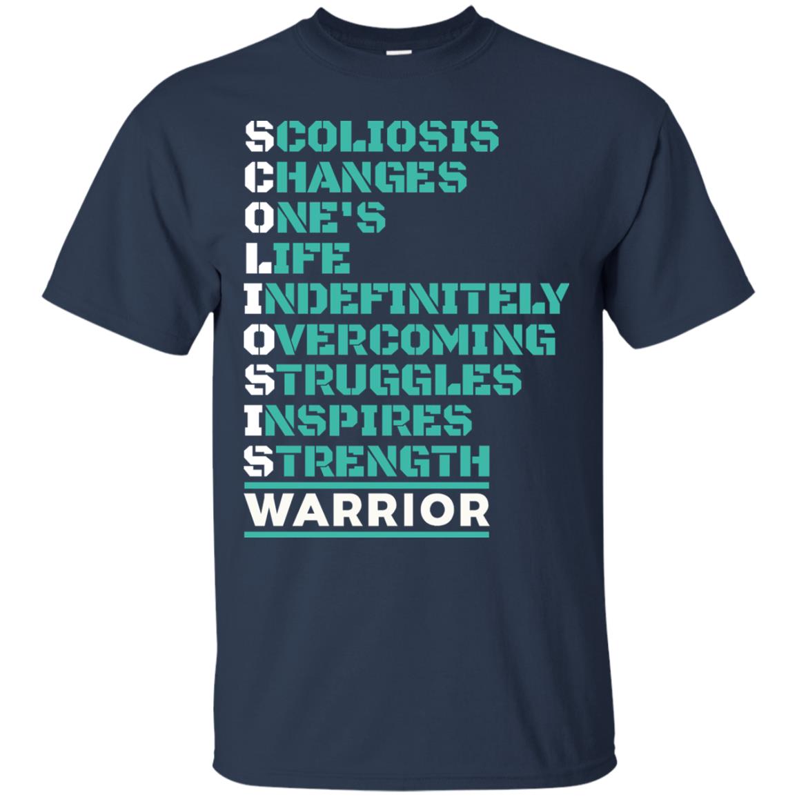 Changes One_s Life Indefinitely Overcoming Struggles Inspires Strength Coliosis Warrior Navy
