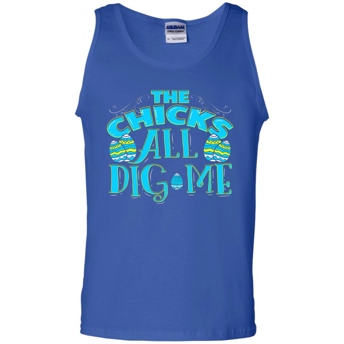 Cute Easter Shirts The Chicks All Dig Me Royal