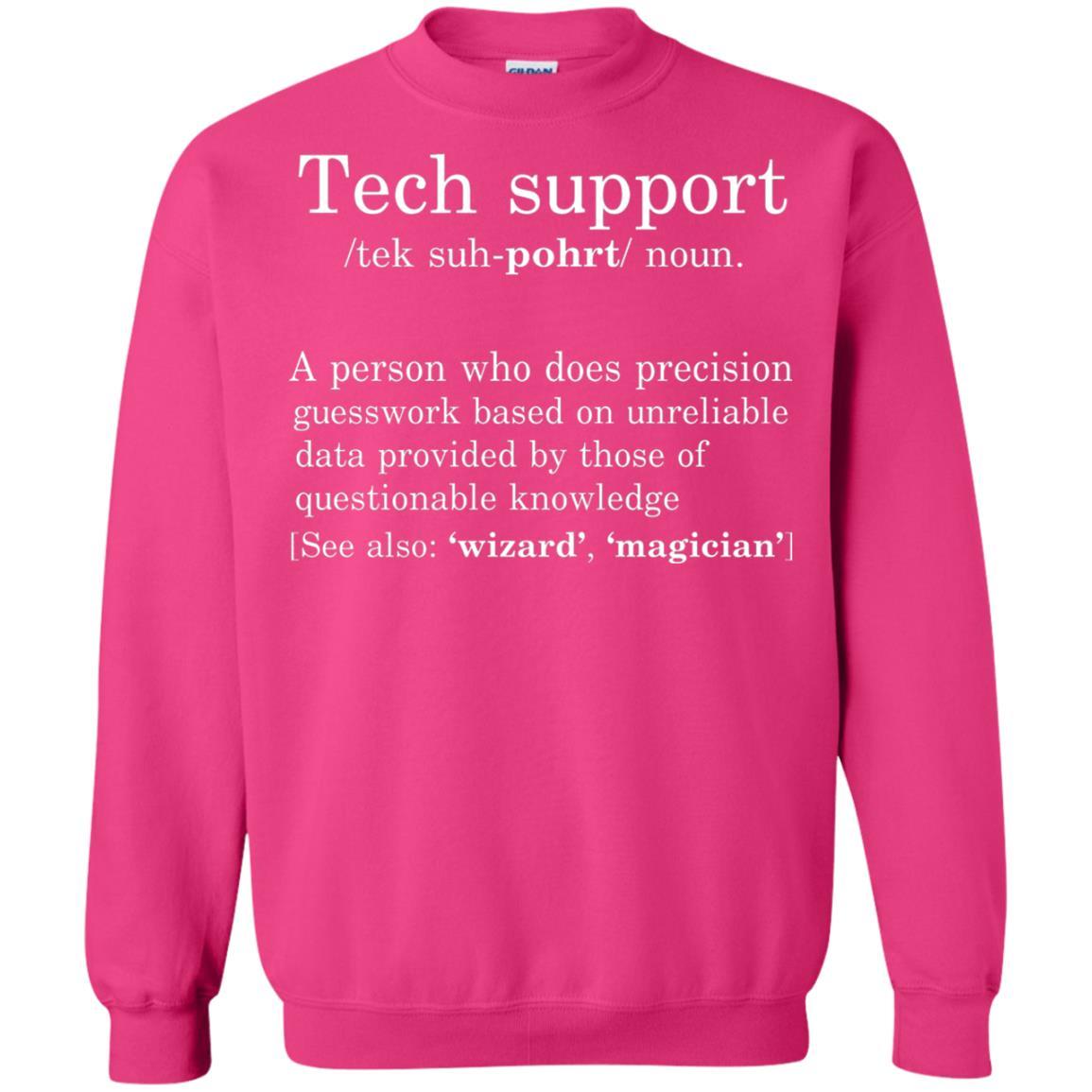 Computer Nerd T-shirt Tech Support Definition Heliconia