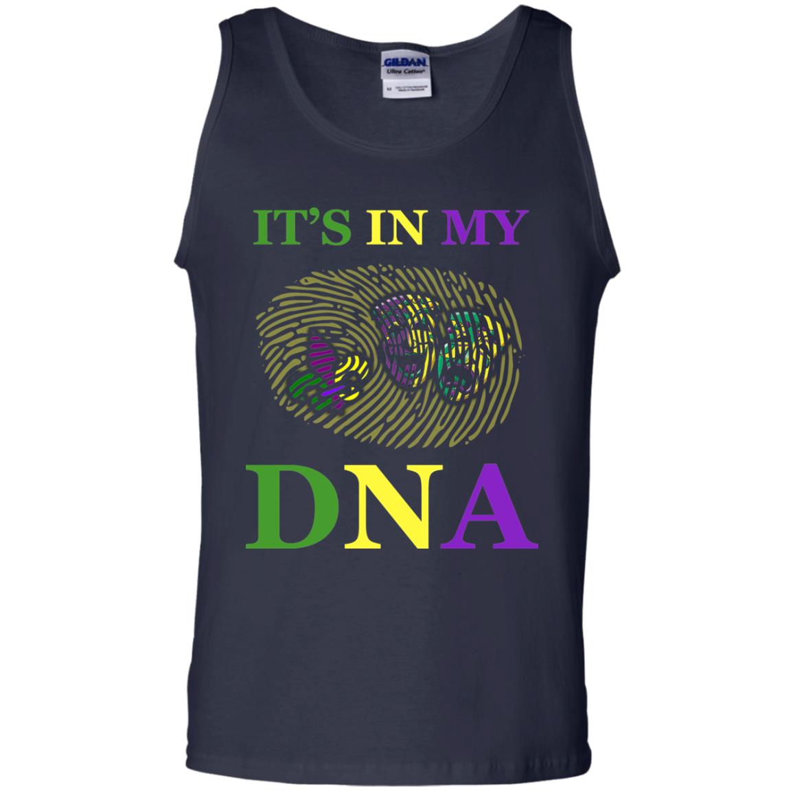 Mardi Gras T-shirt It's In My Dna Navy