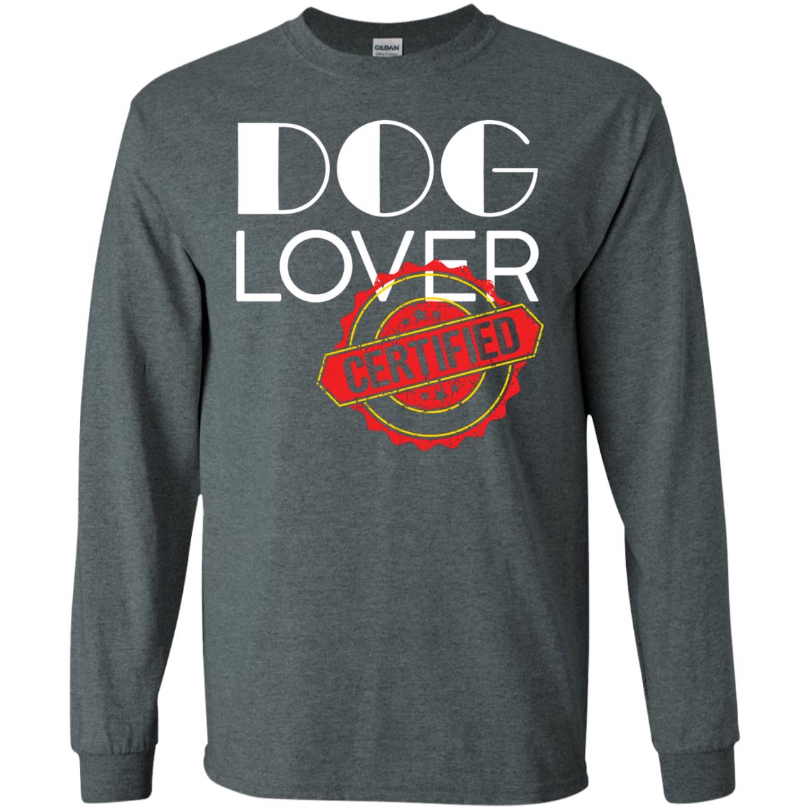 Dog Lover T-shirt Certified Dark Heather