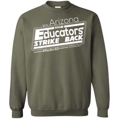 Arizona Teacher Tshirt Red For Ed Arizona The Educators Strike Back Military Green