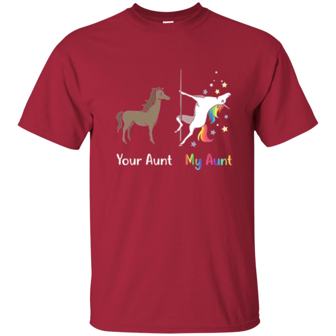 Unicorn T-shirt Your Aunt My Aunt Cardinal