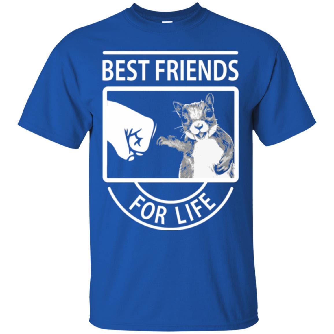 Squirrel T-shirt Best Friend For Life T-shirt Royal