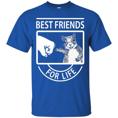 Squirrel T-shirt Best Friend For Life T-shirt Royal