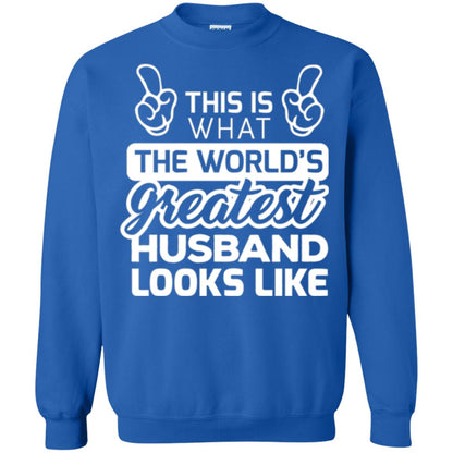 World's Greatest Husband Best Husband Ever Looks Like T-shirt Royal
