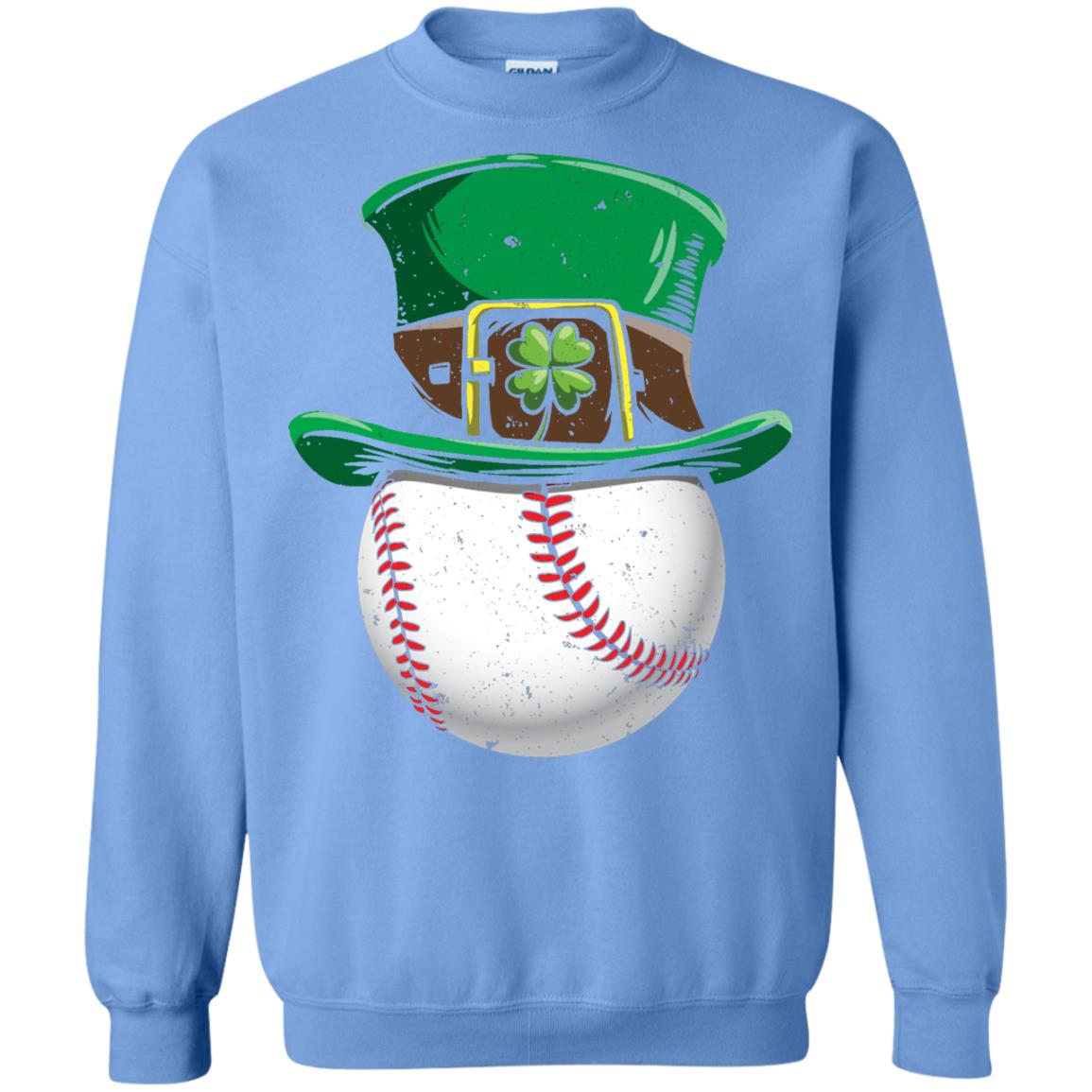 Leprechaun St. Patrick_s Day Baseball Ball T-shirt Carolina Blue