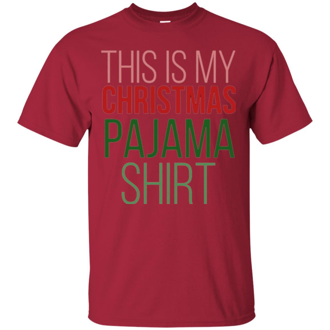 Christmas T-shirt This Is My Christmas Pajama Cardinal