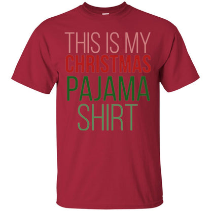 Christmas T-shirt This Is My Christmas Pajama Cardinal