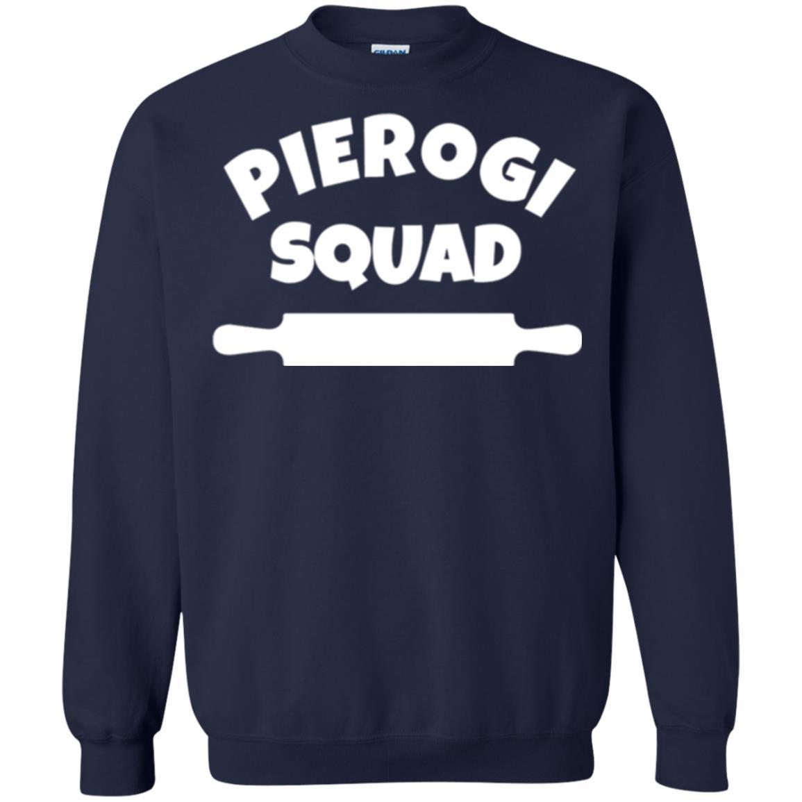 Christmas T-shirt Pierogi Polish Dumpling T-shirt Navy