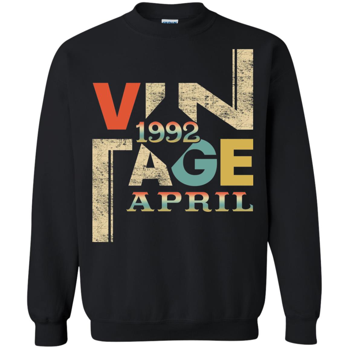 Vintage Retro Made In April 1992 26th Birthday 26 Yrs
