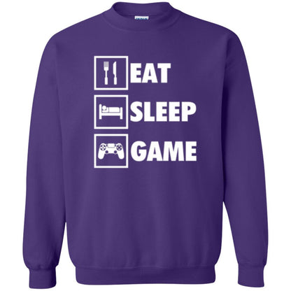 Gamer T-shirt Eat Sleep Game Purple