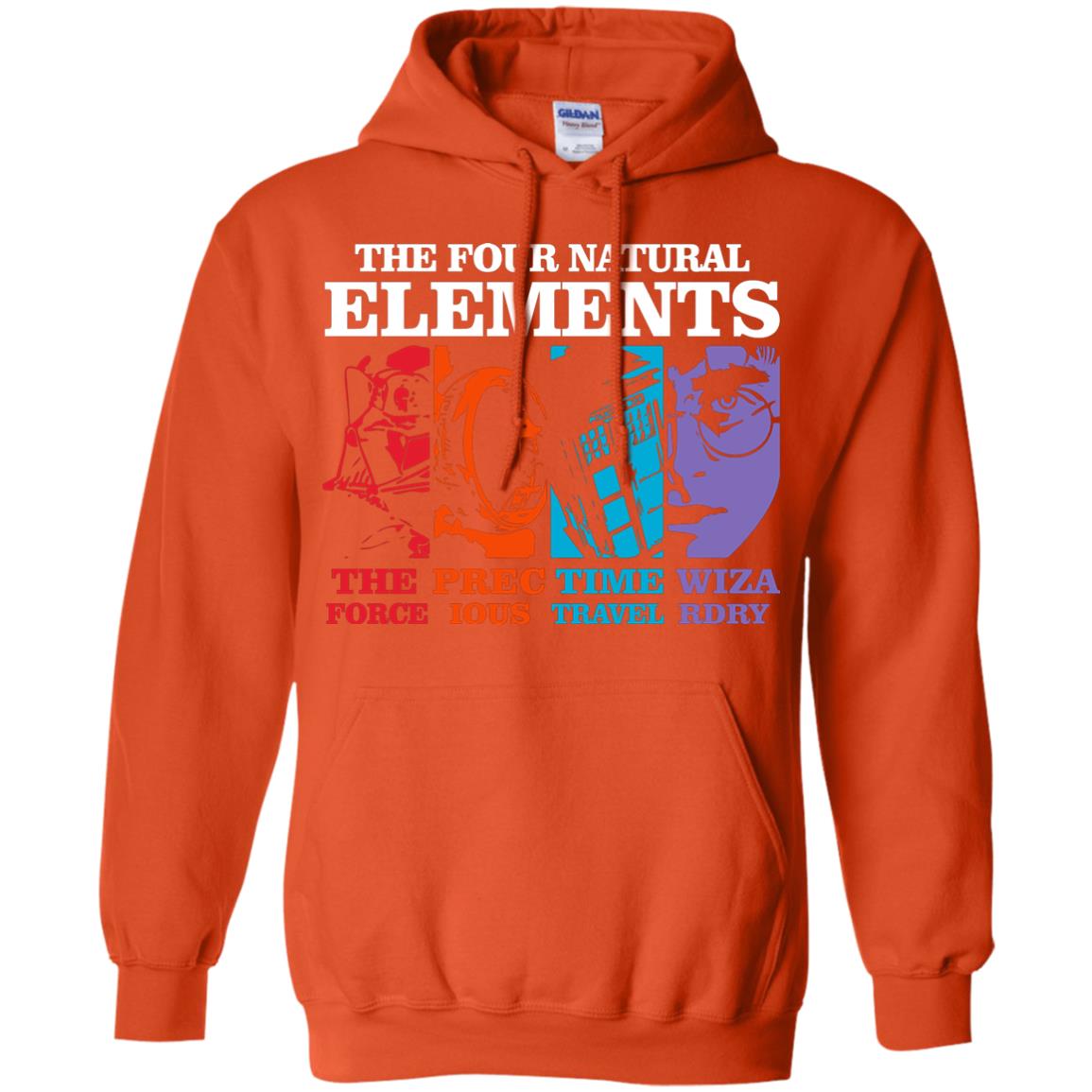 The Four Natural Elements The Force Precious Time Travel Wizardry Orange