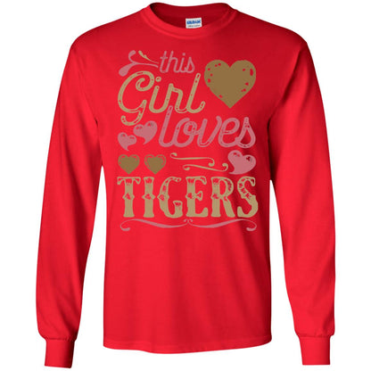 Tigers Shirt This Girls Love Tiger Red