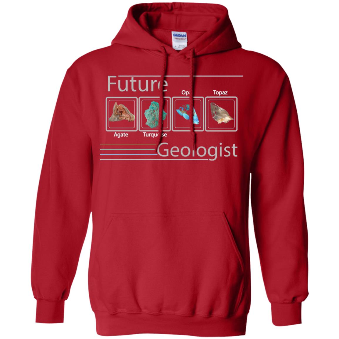 Science T-shirt Future Geologist Red