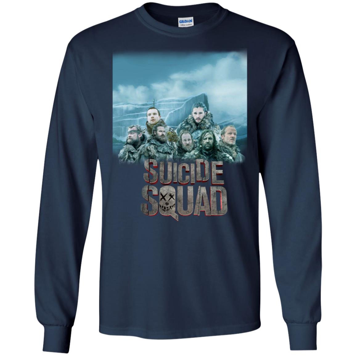 Suicide Squad Game Of Thrones Version T-shirt Navy