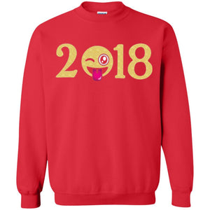 Happy New Year T-shirt Face New Year 2018 Party