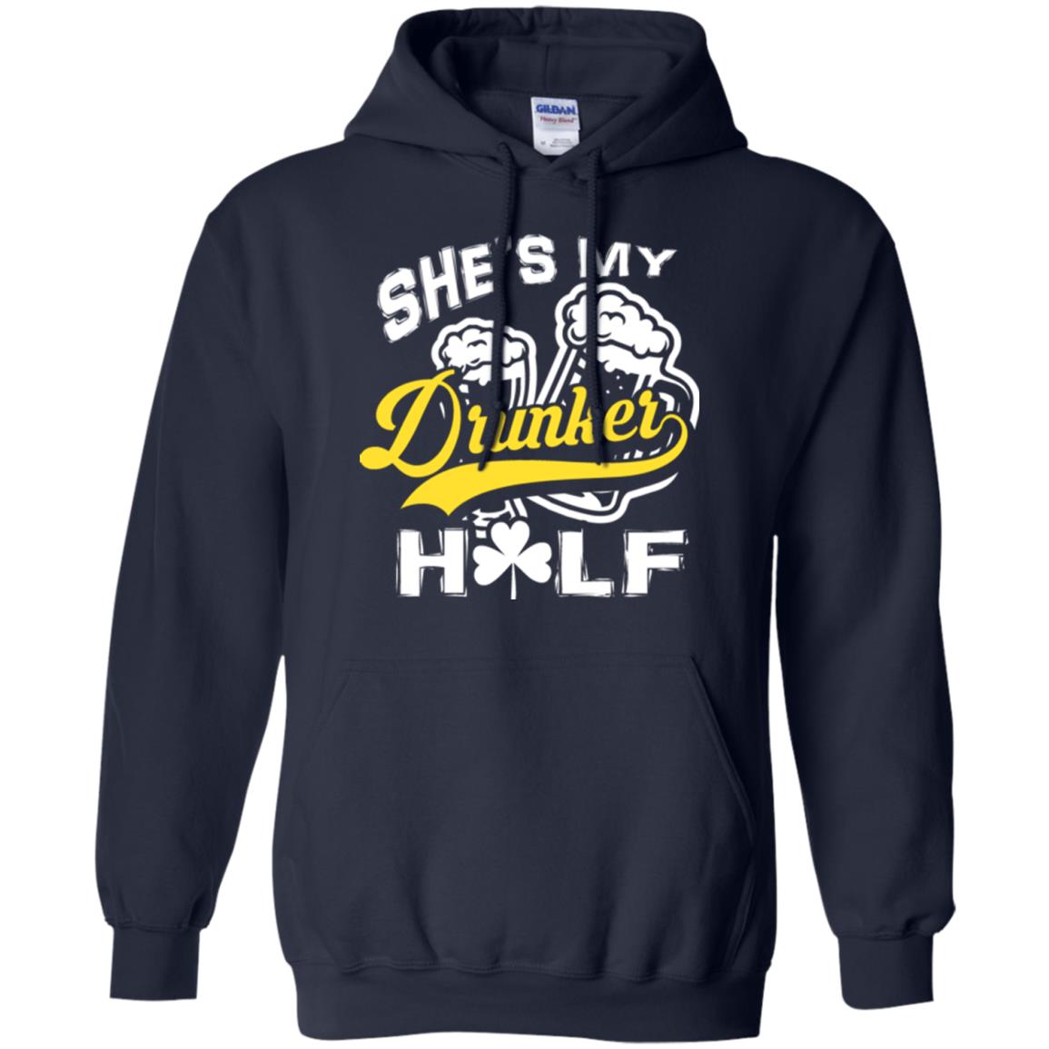 She's My Drunker Half Saint Patrick's Day T-shirt Navy