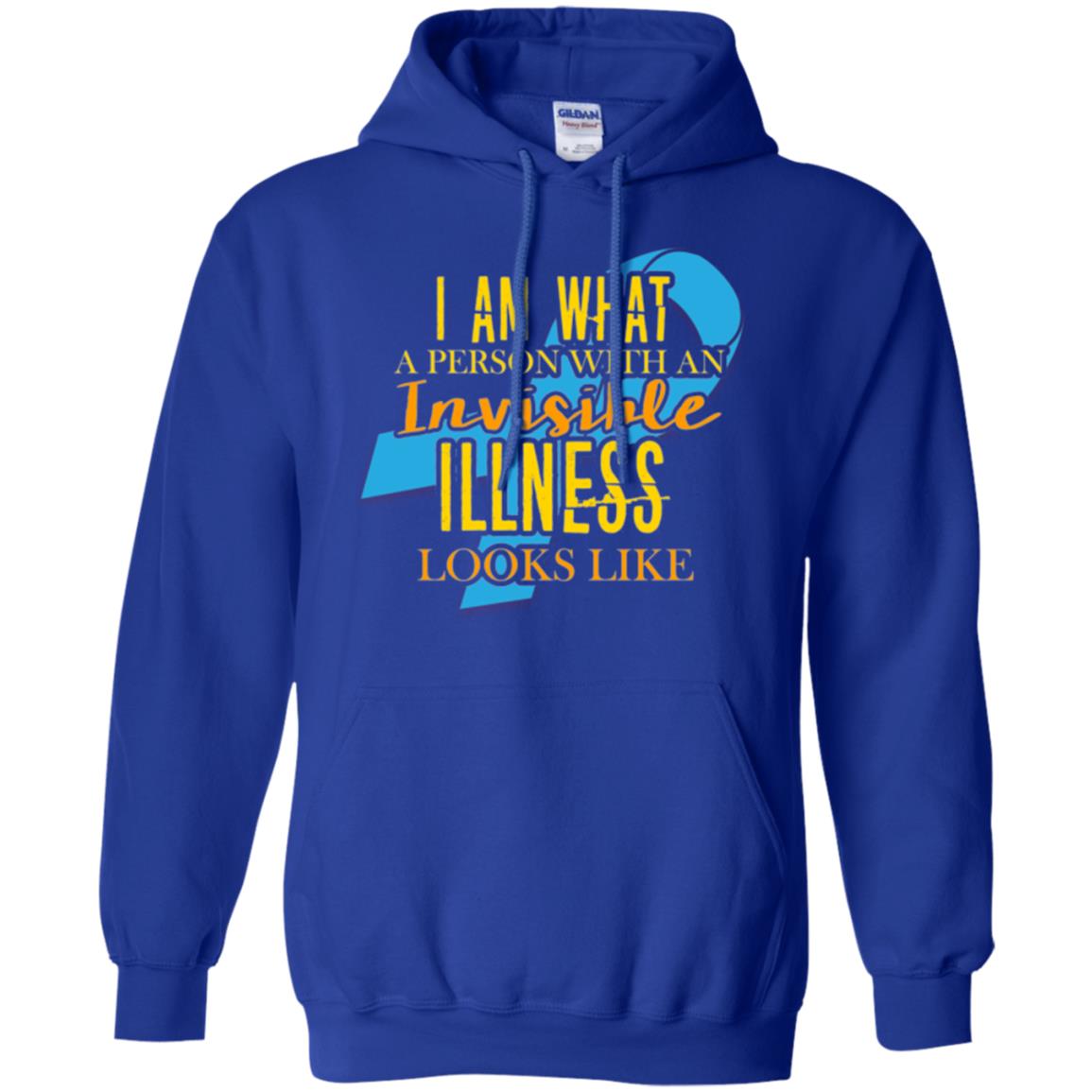 Autism T-shirt I Am What A Person With An Invinsible Illness Looks Like Royal