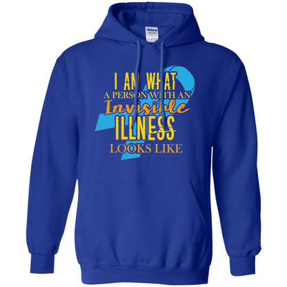 Autism T-shirt I Am What A Person With An Invinsible Illness Looks Like Royal
