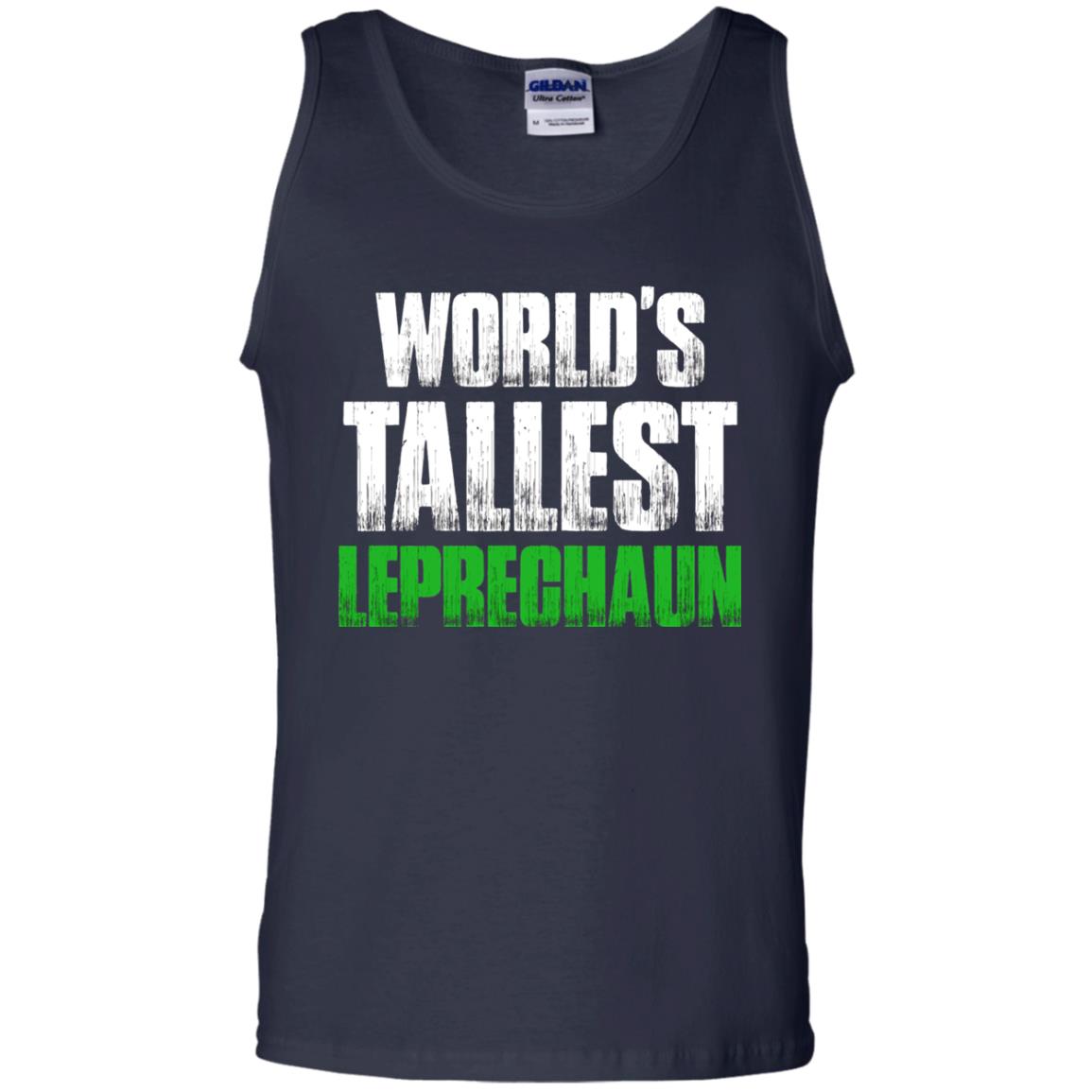 St. Patrick_s Day T-shirt World_s Tallest Leprechaun Navy