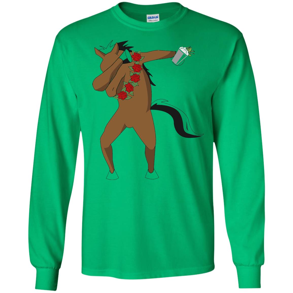Derby Party 2018 Funny Dabbing Horse Shirt Irish Green