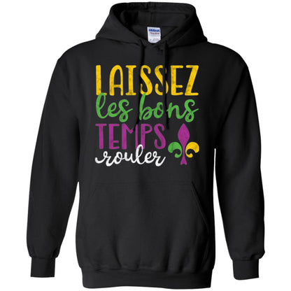 Mardi Gras T-shirt Laissez Les Bons Temps Rouler Black