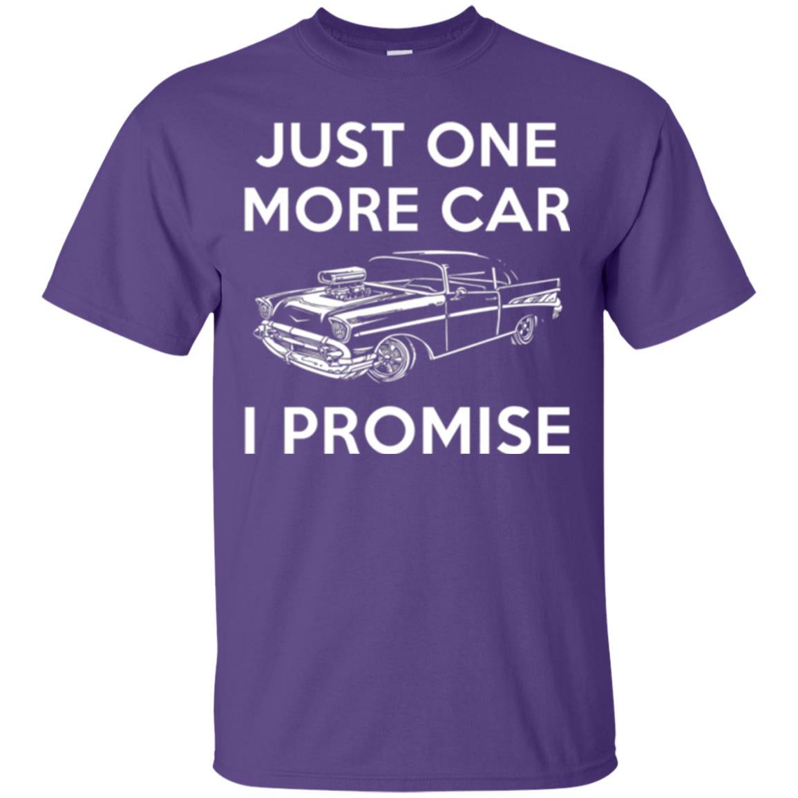 Car Lover T-shirt Just One More Car Purple