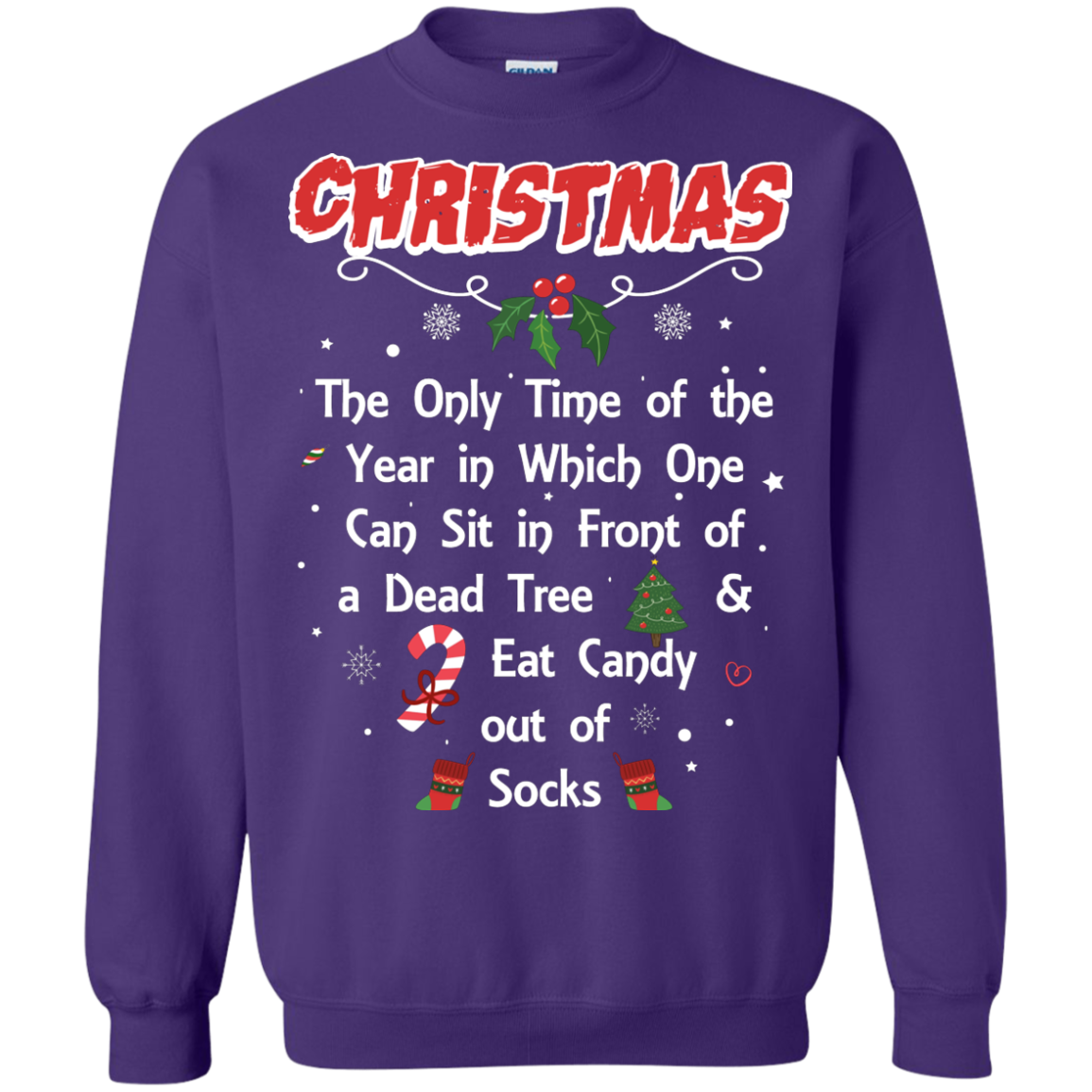 Christmas T-Shirt Purple