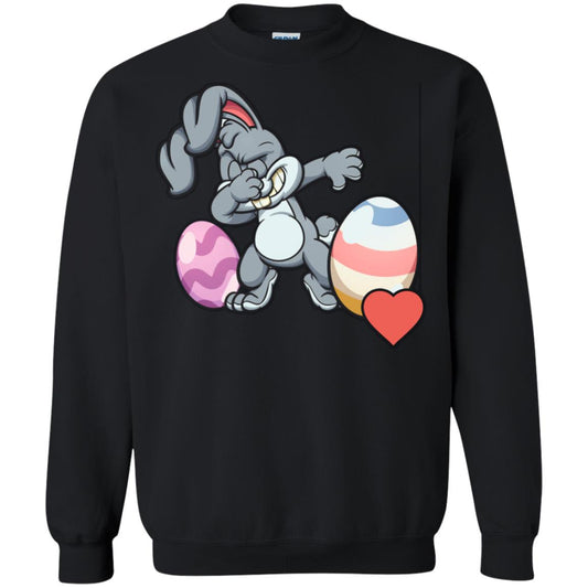 Easter Bunny Dabbing Gift Shirt Easter Holiday Black