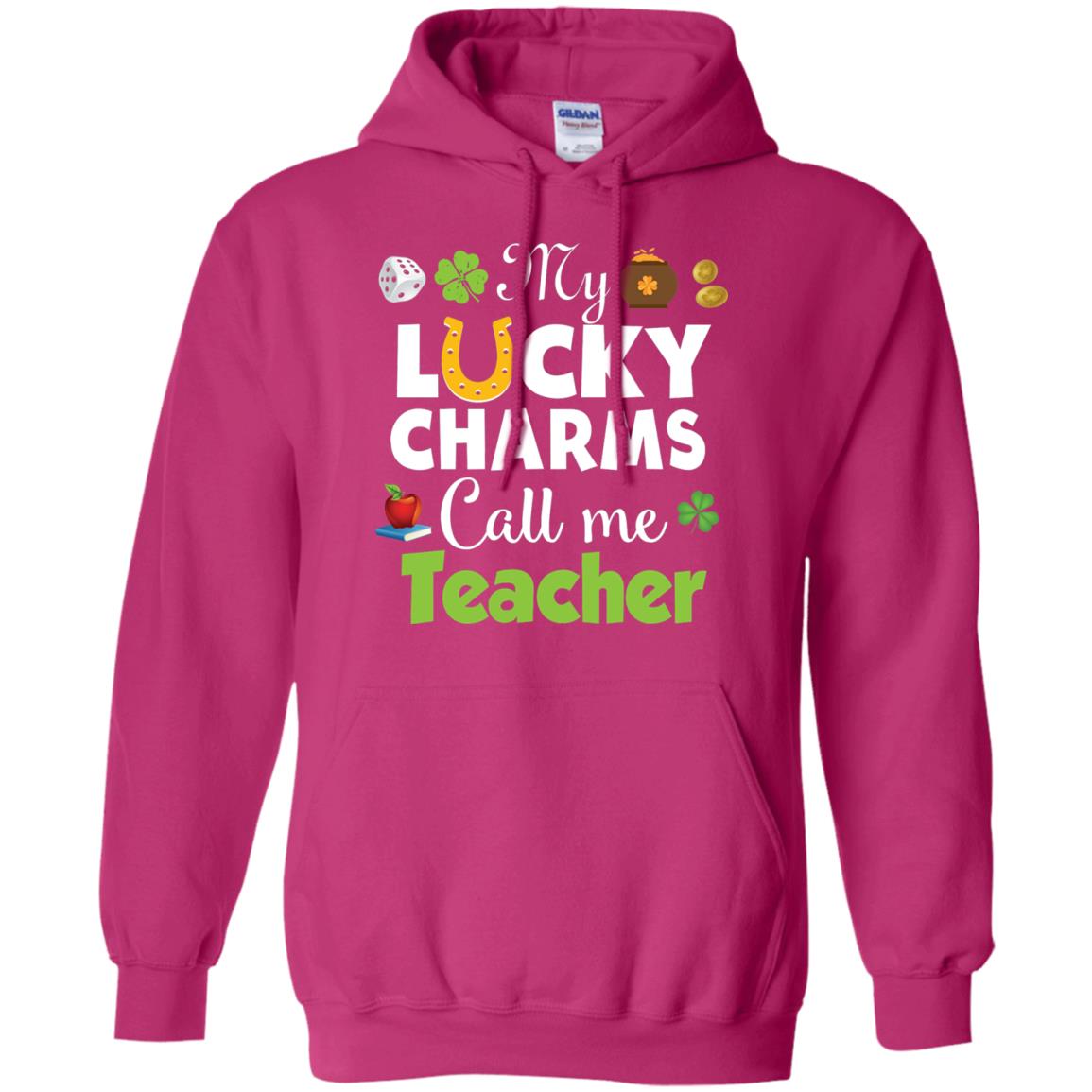 My Lucky Charms Call Me Teacher St Patricks Day T-shirt Heliconia