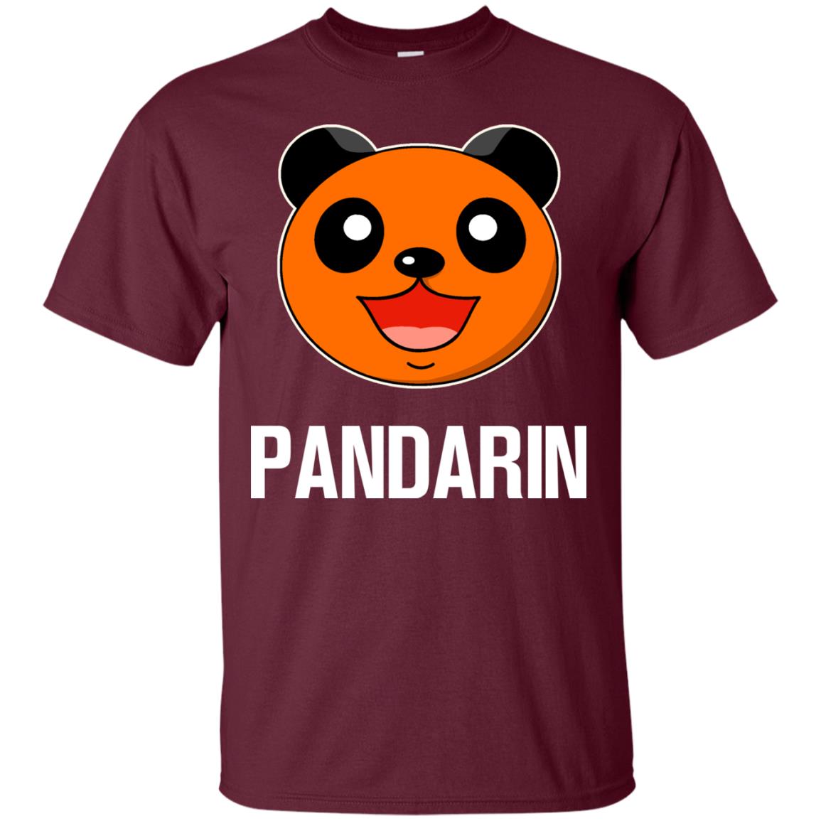 Pandarin Funny Summer Melon Fruit Shirt Maroon