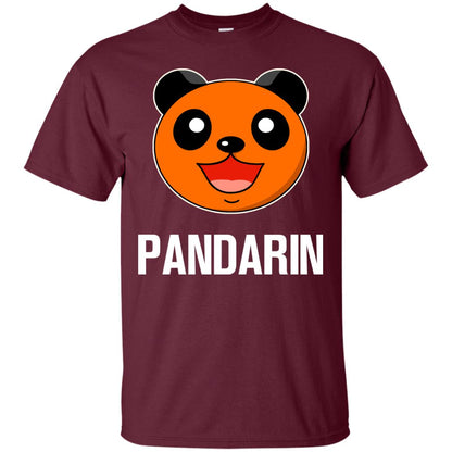 Pandarin Funny Summer Melon Fruit Shirt Maroon