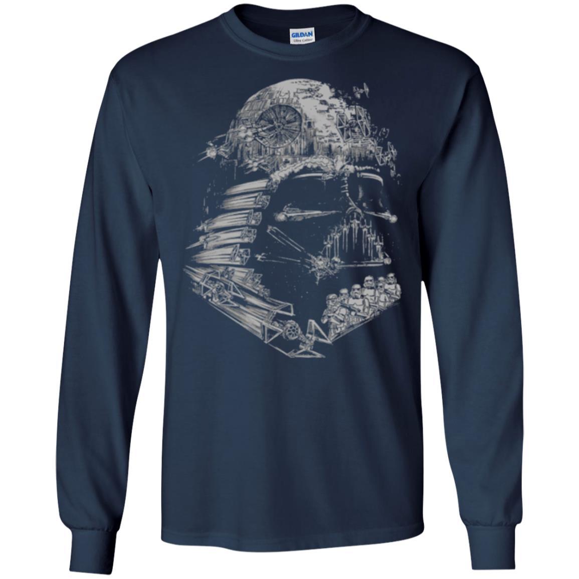 Film T-shirt Star Wars Darth Vader Build The Empire Graphic Navy