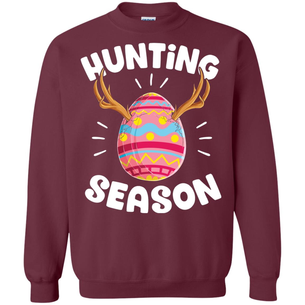 Hunting Season Easter Shirt Maroon