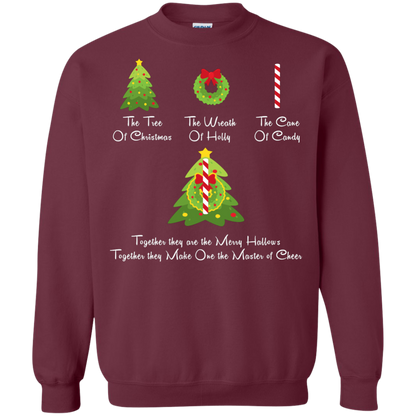 The Tree Of Christmas T-Shirt Maroon