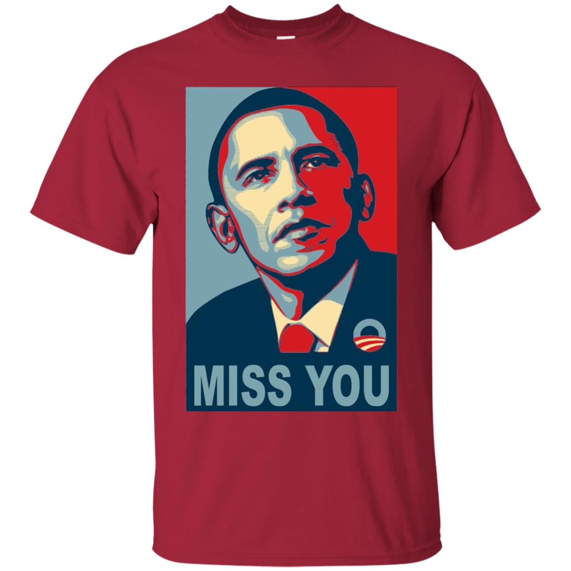 American President Miss You Political T-shirt Cardinal