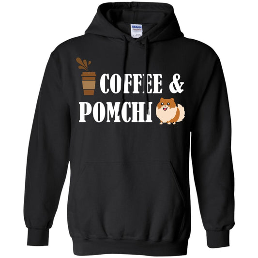 Coffee And Pomchi Lover Shirt Black