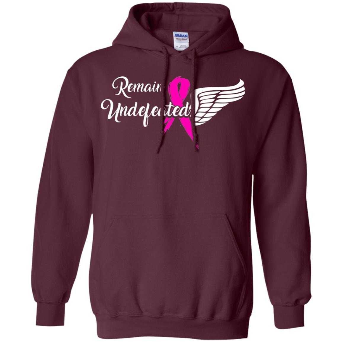 Breast Cancer T-shirt Remain Undefeated Maroon