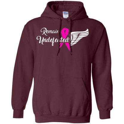 Breast Cancer T-shirt Remain Undefeated Maroon