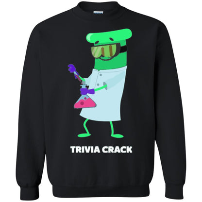 Cute Trivia Crack Scientist Al T-shirt Black
