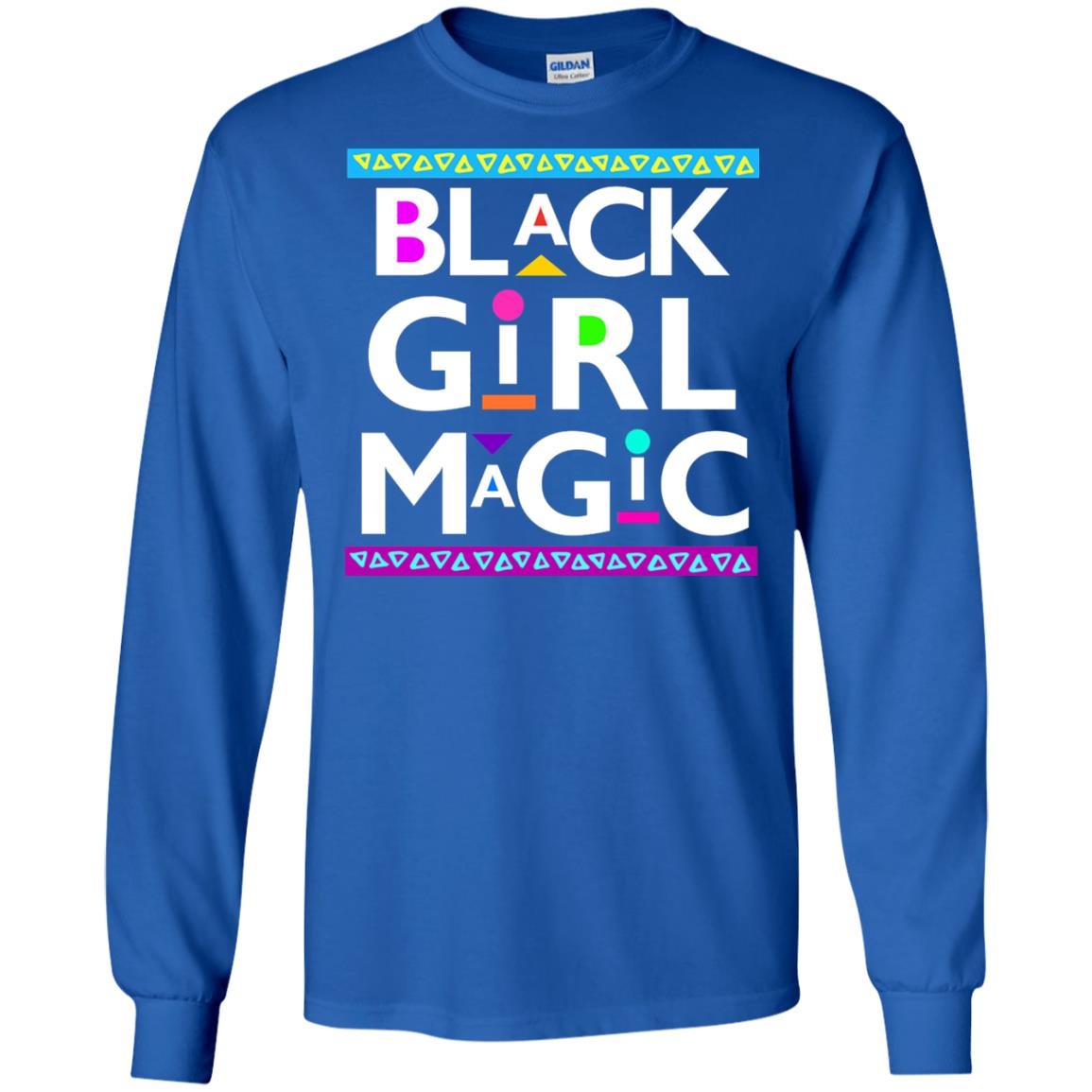 Black Girl Magic T-shirt Women_s Black History Royal