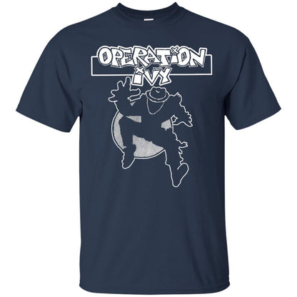 Operation Ivy Logo T-shirt Ska Man Guy Navy