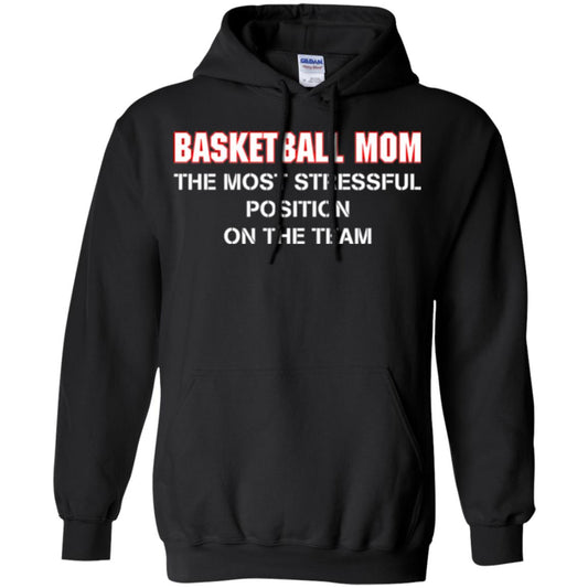 Basketball Lover T-shirt The Most Stressful Position Position On The Team Black