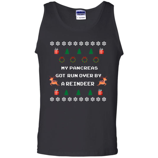 My Pancreas Got Run Over By A Reindeer Ugly Christmas Sweater Shirt Black